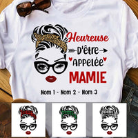 Personalized Mom Grandma Grand-mère French T Shirt AP121 87O53 thumb 1