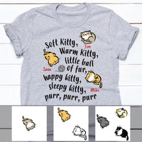Personalized Soft Kitty Warm Kitty Cat  T Shirt NB31 85O57 thumb 1