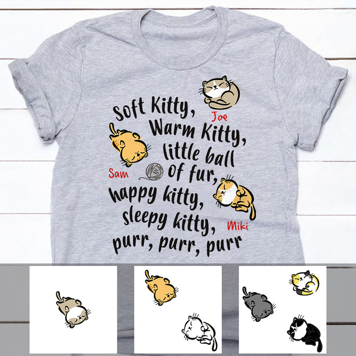 Personalized Soft Kitty Warm Kitty Cat  T Shirt NB31 85O57 1