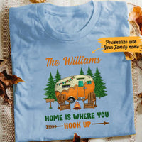 Personalized Camping Family White T Shirt JN231 95O47 thumb 1