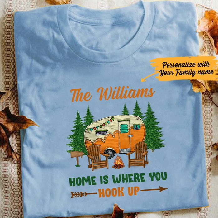 Personalized Camping Family White T Shirt JN231 95O47 1
