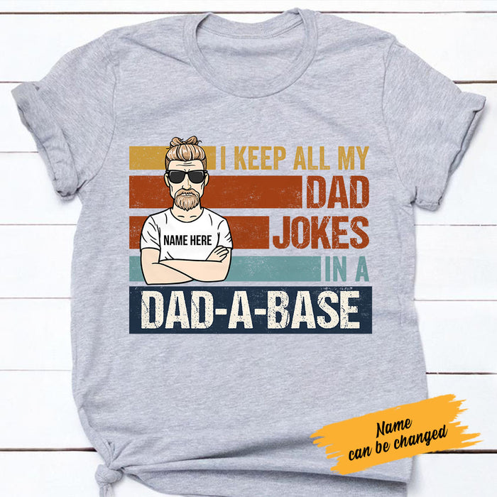 Personalized Dad Jokes T Shirt MY133 26O58 1