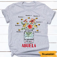 Personalized Grandma Mom Spanish Mamá Abuela T Shirt AP283 26O47 thumb 1
