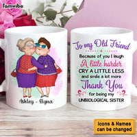 Personalized Gift For Friends My Unbiological Sister Mug 30994 thumb 1