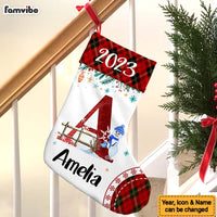 Personalized Gift For Family Name Letter Christmas 2023 Stocking 30220 thumb 1