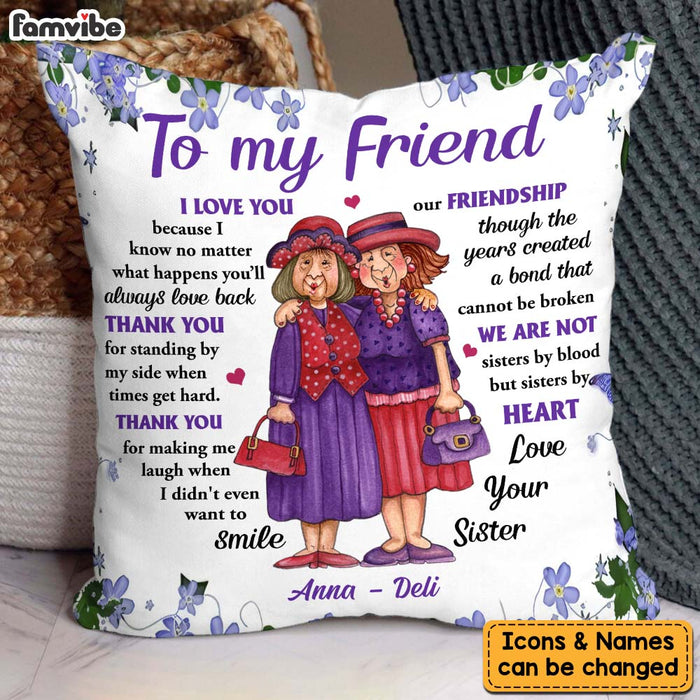 Personalized Gift For Friends I Love You Pillow 30754 1