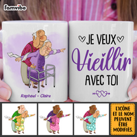 Personalized French Couple Gift Je Veux Vieillir Avec Toi Mug 30946 thumb 1
