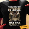 Personalized Papa Chasse French Dad Hunting T Shirt AP1310 67O60 1
