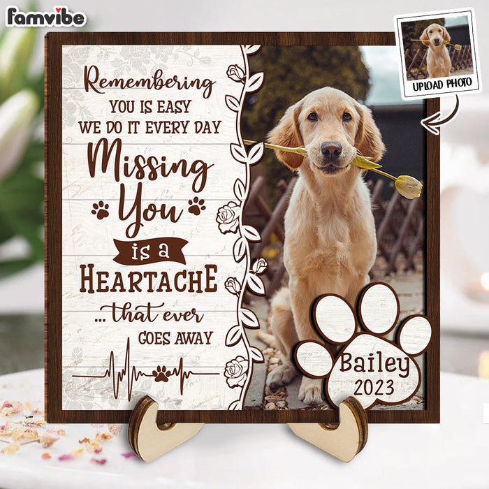 Personalized Memorial Gift 2 Layered Wooden Plaque 31691 1