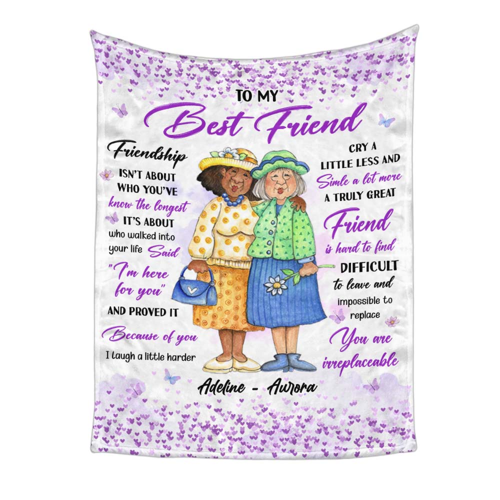 Personalized Gift For Friends Sister Under The Tree Blanket 31099 Primary Mockup