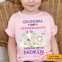Personalized Gift For Granddaughter A Bond That Can't Be Broken Kid T Shirt - Kid Hoodie - Kid Sweatshirt 32386 thumb 1