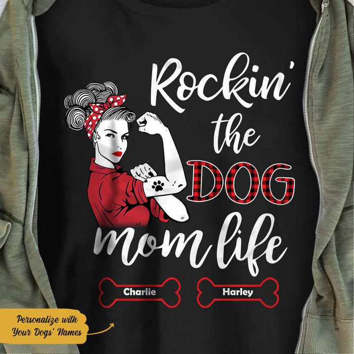 Personalized Dog Mom T Shirt JN132 67O58 1