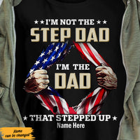 Personalized Step Dad Grandpa T Shirt MY142 87O47 thumb 1