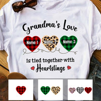 Personalized Sister Mom Grandma Friends Heartstrings T Shirt MR315 95O57 thumb 1