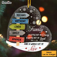 Personalized Gift For Family A Whole Lot Of Love 2 Layered Mix Ornament 30205 thumb 1