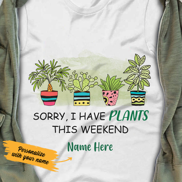 Personalized This Weekend Plant T Shirt SB32 29O36 1