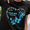 Personalized Memorial Angel Dad T Shirt MR253 65O57 1