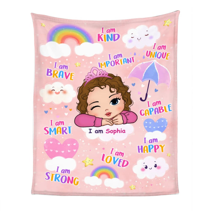 Personalized Gift For Granddaughter Affirmation Blanket 31342 1