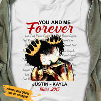 Personalized BWA Couple King & Queen T Shirt AG272 81O47 thumb 1