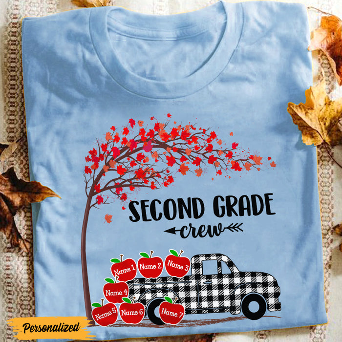 Personalized Teacher Apple Squad T Shirt JN284 95O47 1