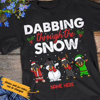 Personalized Dachshund Dog Christmas T Shirt OB153 87O36 thumb 1