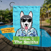 Personalized Dog Gardening Garden Flag JL71 73O58 thumb 1