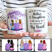 Personalized Mother Daughters Connected By Heart Mug AP31 73O47 thumb 1