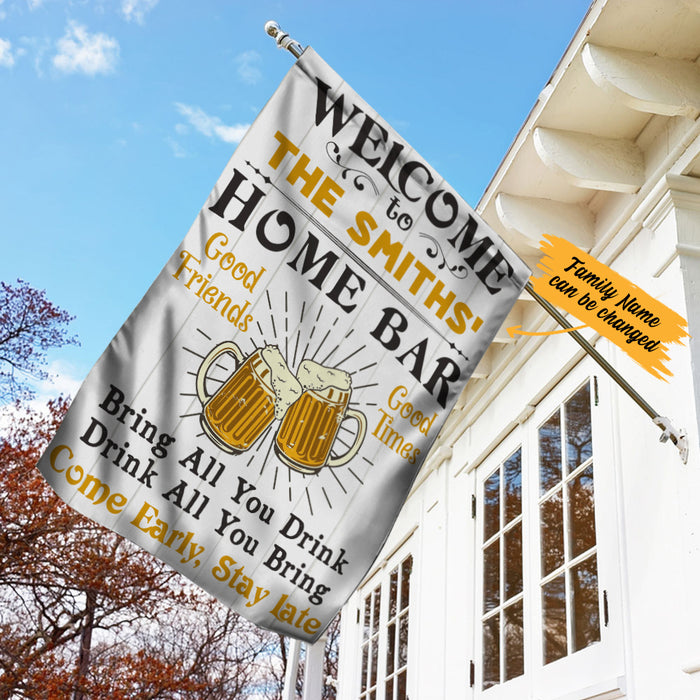 Personalized Home Bar Bring All You Can Drink Flag AG121 67O36 1