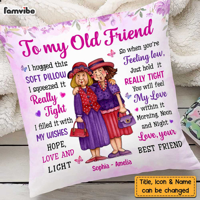 Personalized To My Friends Hug This Pillow OB253 30O47 1