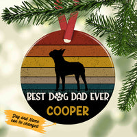 Personalized Best Dog Dad Ever  Ornament OB201 95O36 thumb 1