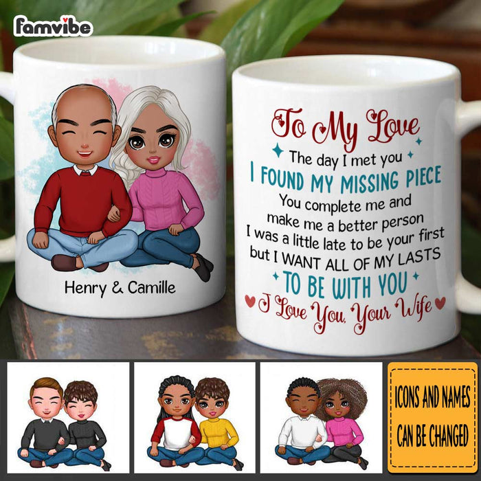 Personalized Couples Gift The Day I Met You Mug 30956 1
