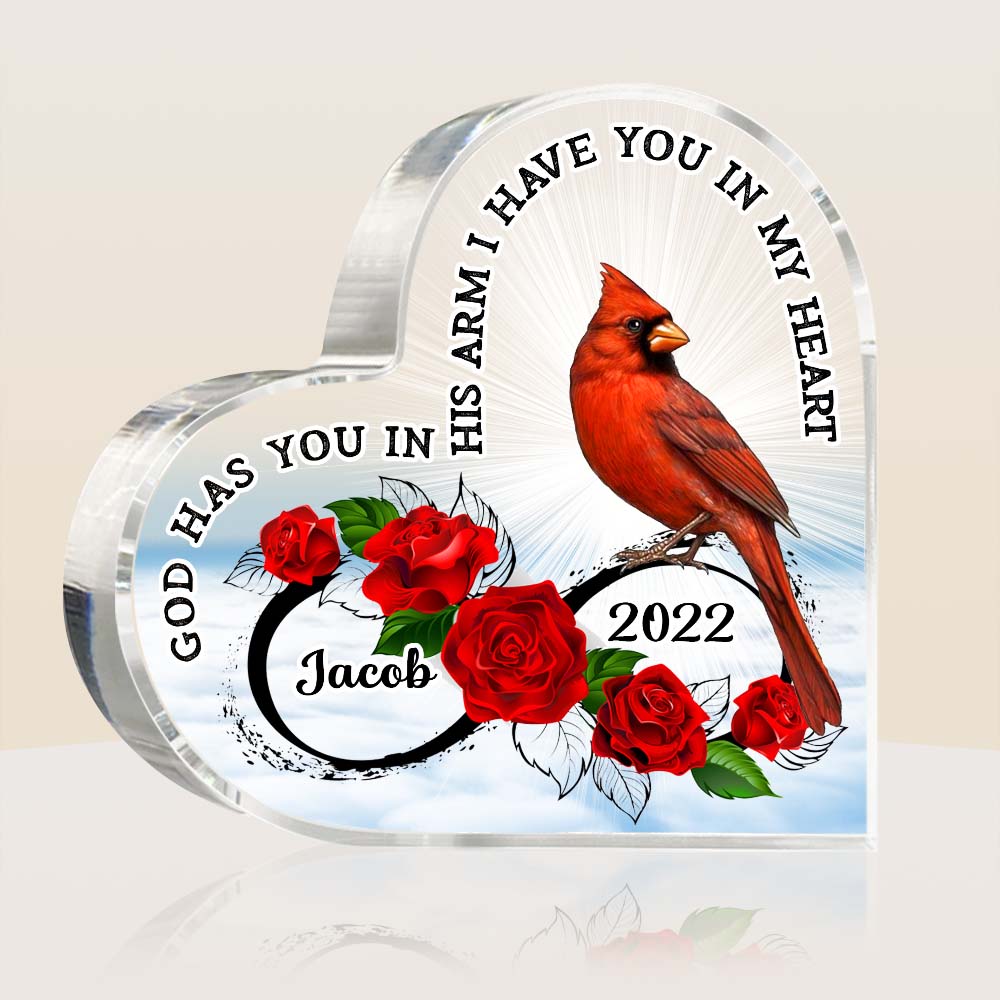 Personalized Cardinal Memorial Gift For Loss Acrylic Plaque 22637 Primary Mockup