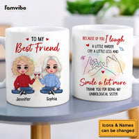 Personalized Gift For Friend My Unbiological Sister Mug 31115 thumb 1
