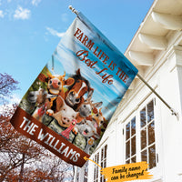 Personalized Farm Life Is The Best Life Flag JL213 67O65 thumb 1