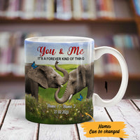 Personalized You And Me Elephant Couple Mug SB171 29O57 thumb 1