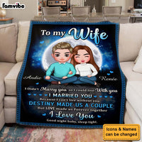 Personalized Gift For Wife Couple Forever Together Blanket 31088 thumb 1