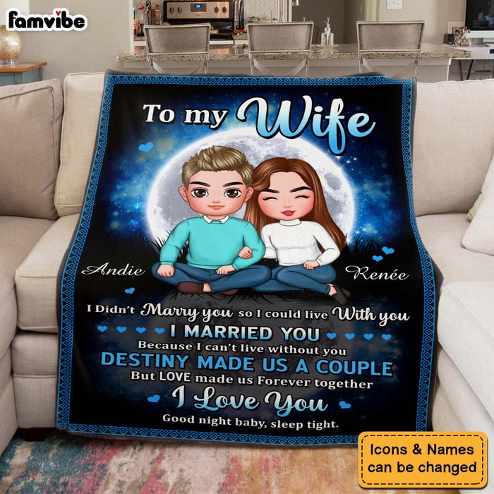 Personalized Gift For Wife Couple Forever Together Blanket 31088 1