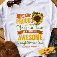 Personalized Mother-in-Law White T Shirt JN151 95O65 thumb 1