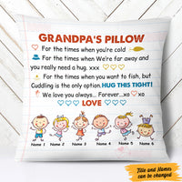 Personalized Dad Fishing Pillow MY72 26O47 (Insert Included) thumb 1