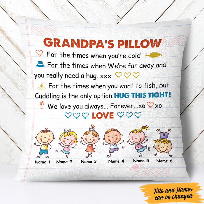 Personalized Dad Fishing Pillow MY72 26O47 (Insert Included) 1