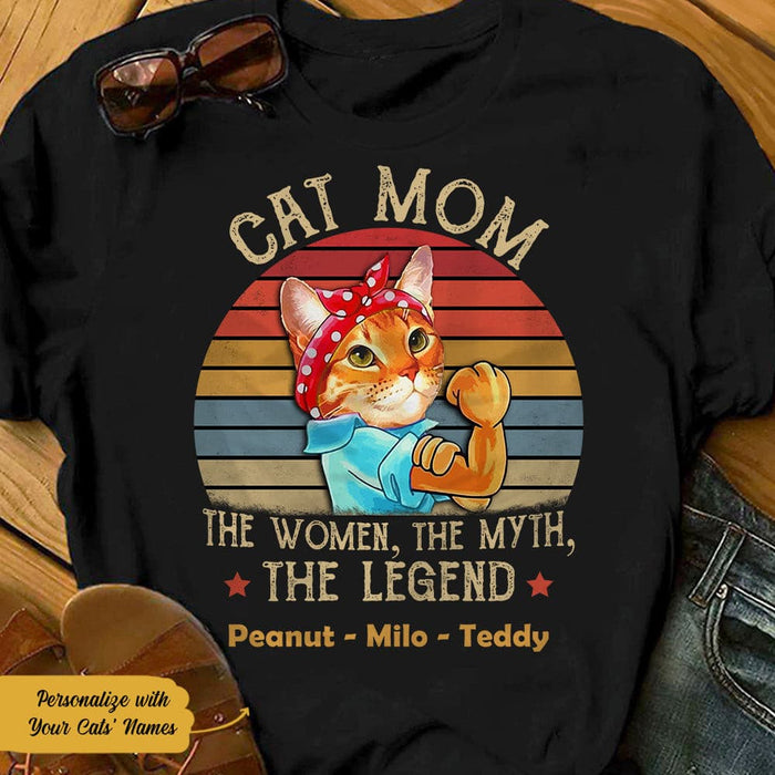 Personalized Cat Mom T Shirt JN133 67O58 1