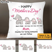 Personalized Elephant Mother Day Pillow FB232 95O58 (Insert Included) thumb 1