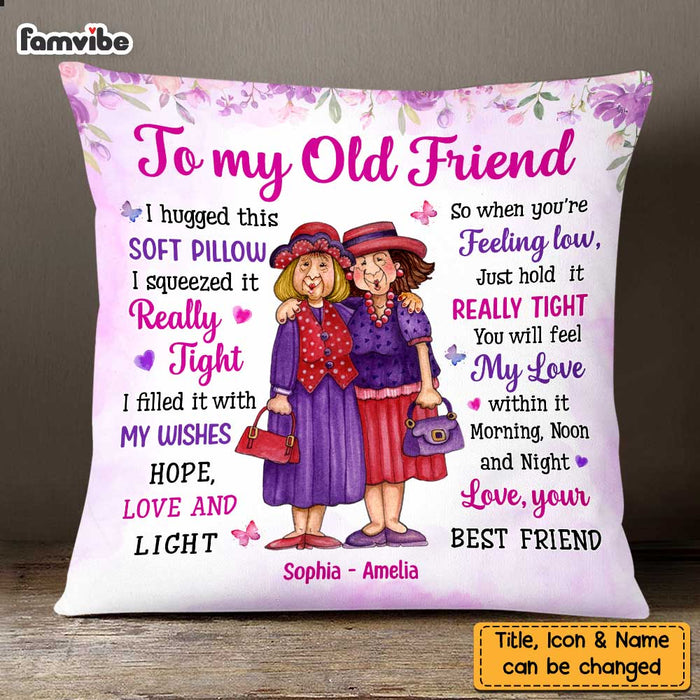 Personalized To My Friends Hug This Pillow OB253 30O47 1