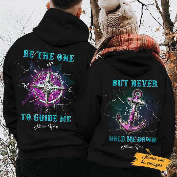 Personalized Anchor Compass Love Couple Hoodie SB194 81O60 1