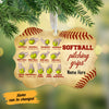 Personalized Softball Pitching Grips  MDF Ornament NB41 87O58 1