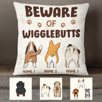 Personalized Dog Wiggle  Pillow NB262 81O36 (Insert Included) thumb 1