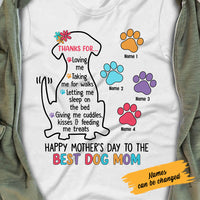 Personalized Happy Paw Mom Grandma Dog T Shirt AP73 65O58 thumb 1
