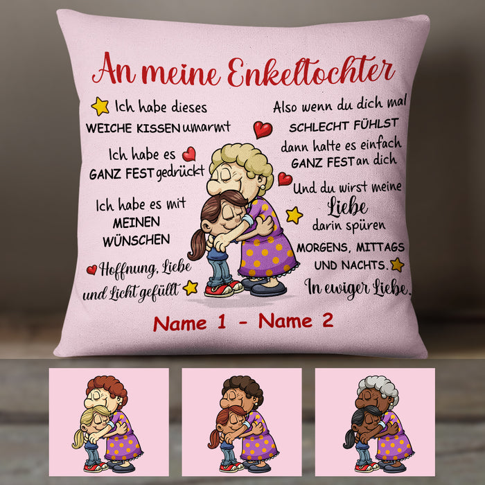 Personalized German Grandma Mom Oma Mama Pillow AP73 29O47 (Insert Included) 1