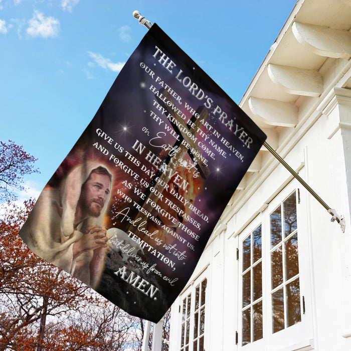 The Lord Prayer Jesus Flag JL242 65O34 1