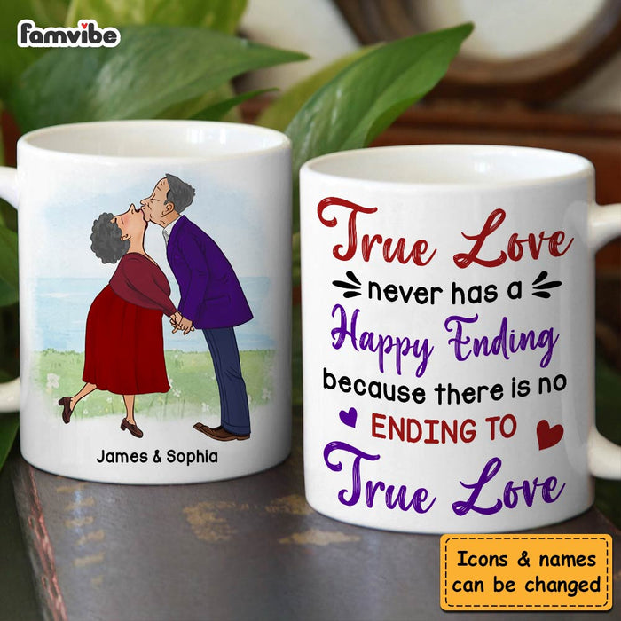 Personalized Couple Gift There Is No Ending To True Love Mug 31237 1